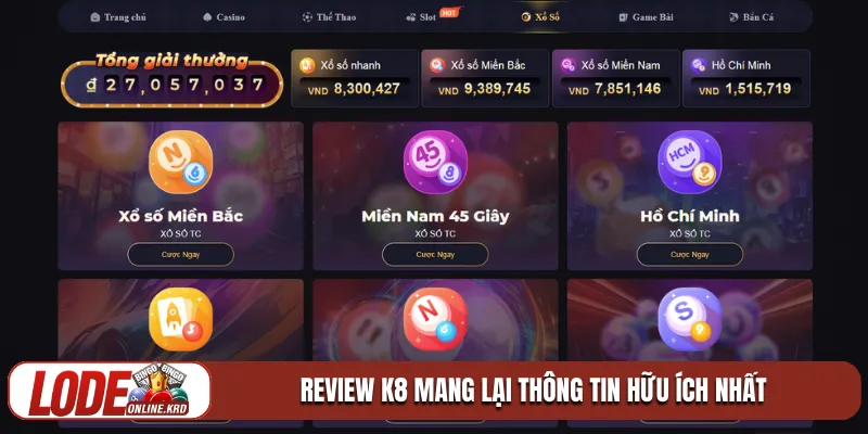 Review K8 và những đánh giá khách quan nhất 2026 1 Review K8 mang lại thông tin hữu ích nhất
