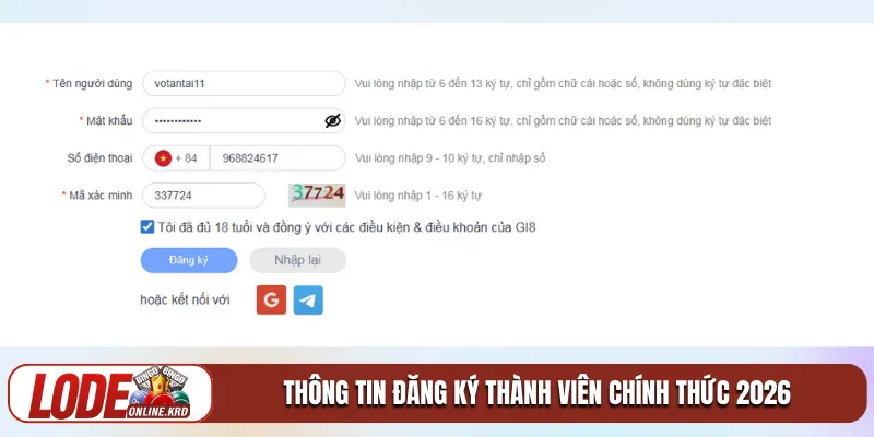 Review nhà cái lô đề Gi8 và những trải nghiệm đẳng cấp nhất 3 Thông tin đăng ký thành viên chính thức 2026